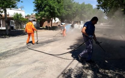 La municipalidad de Realicó repavimenta calles