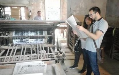 Realizan tareas de conservación en el semanario «La Voz de Realicó», declarado patrimonio cultural provincial