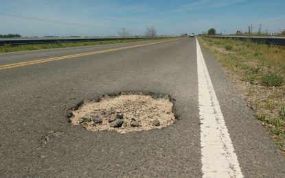 La ruta nacional 188 entre Maisonnave y Quetrequén, en peligroso estado de tránsito