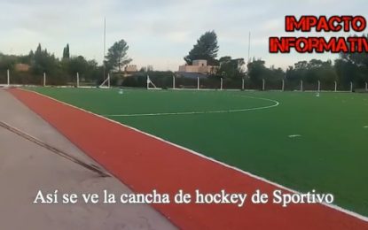 La cancha de hockey sobre césped sintético se inaugura el próximo jueves 28