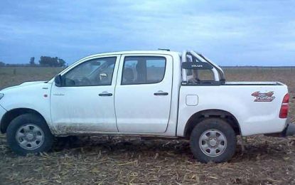 Robaron una camioneta en Rancul y fue hallada cerca de Larroudé
