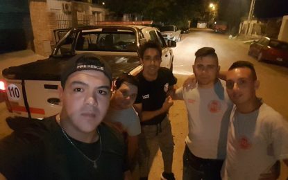 Bomberos Voluntarios realiquenses partieron a colaborar en el combate contra el fuego que afecta a La Pampa