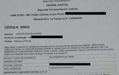 Adelanto exclusivo de IMPACTO: la Intendenta Roxana Lercari fue citada a declarar por la causa de los convenios con Nación