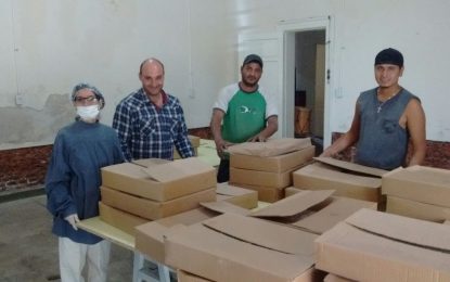 Valorando nuestra historia: se realiza el curado del archivo de «La Voz de Realicó» en la estación del ferrocarril