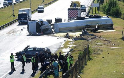Un transportista de General Pico murió en un accidente en Ituzaingó