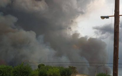 Impresionantes imágenes: nuevos focos de incendios en La Pampa