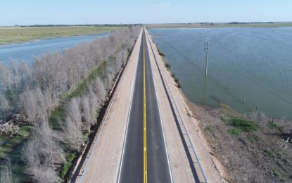 Finalizaron el alteo entre Caleufú e Ingeniero Luiggi de la ruta provincial 9