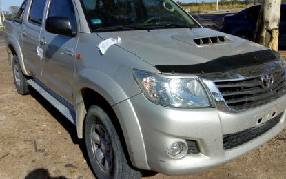 Policías del Puesto Caminero de Realicó secuestraron una camioneta que había sido robada en Córdoba