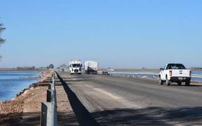 El gobierno nacional terminó el alteo en Embajador Martini