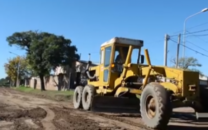 El Municipio continúa reacondicionando calles realiquenses