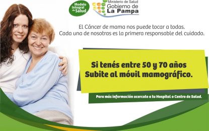 Llega el mamógrafo móvil al Hospital de Realicó