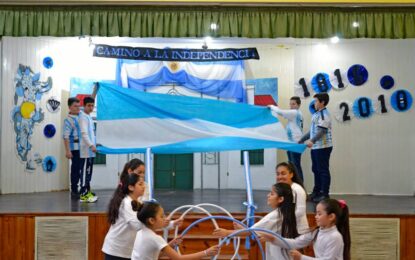 El acto oficial por el día de la Independencia en Realicó, se realizó en la escuela 249