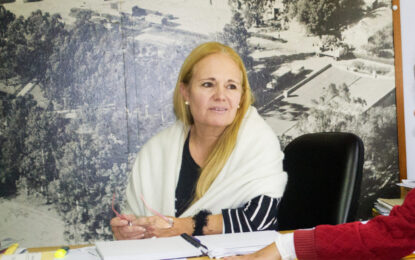 La intendenta Lercari no lo confirmó pero sostuvo que le «gustaría un mandato mas» al frente del Municipio realiquense