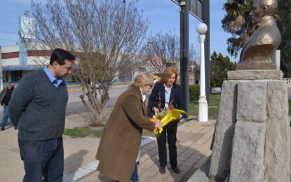 Acto por un nuevo aniversario del fallecimiento del General San Martín en Realicó