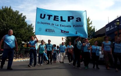 Utelpa convocó a un paro y movilización para este jueves 13