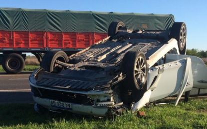 El intendente de Alta Italia y su esposa protagonizaron accidente en cercanías de Junín