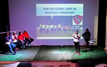 Sportivo Realicó presentó el proyecto “Por un fútbol libre de insultos y presiones” para divisiones inferiores