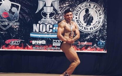 Gran desempeño del fisicoculturista Matías Ortega en la «Copa Realicó 2018»