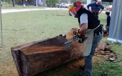 Artista plástica de Realicó en el III° Simposio Nacional de Escultores de Santa Rosa