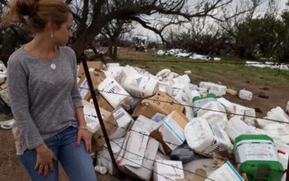 La concejal del PJ Leticia Embrici habló en IMPACTO sobre un sector donde se acopia o arrojan irregularmente bidones de agroquímicos en Realicó
