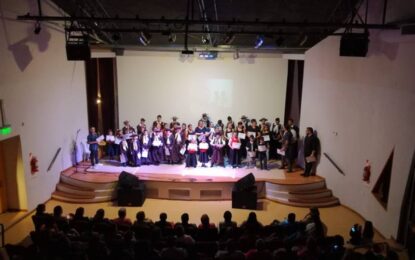 Con un auditorio a pleno cerró el año la Escuela de Malambo “Pampa Norte”