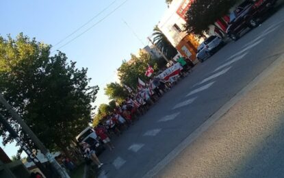 Los hinchas de River festejaron en el centro realiquense la obtención de una nueva Copa Libertadores con una goleada ante Boca
