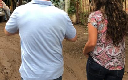 El “Colo” Mac Allister recorrió las localidades de Rancul, Parera y Castex.