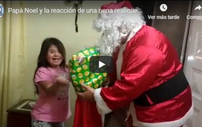 Realicó – El día que Priscila conoció a Papá Noel: un video desbordante de amor y emoción