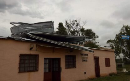 Miguel Bobbiesi, presidente del Tiro Federal Realicó: «el viento nos hizo un desastre en las instalaciones», le dijo a IMPACTO