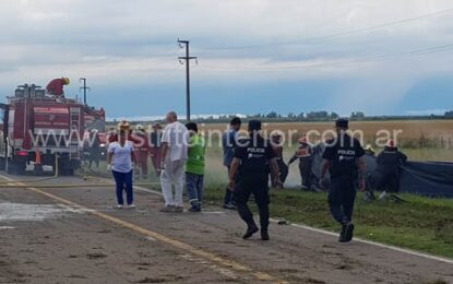 Accidente fatal: chocó un camión conducido por un realiquense y un automóvil cuyos ocupantes habrían fallecido