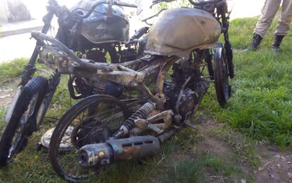 Dos hombres demorados por estar sospechados de haber prendido fuego dos motos mientras sus dueños descansaban en Realicó