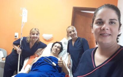 Se recupera el joven de Van Praet que protagonizó gravísimo accidente