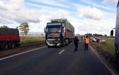 Un camión de Realicó implicado en un choque fatal en cercanías de Pehuajó