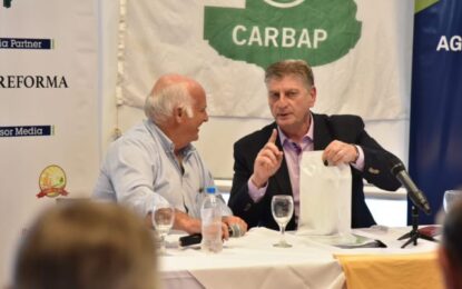 El candidato a gobernador del Frejupa, Sergio Ziliotto, cerró este martes la jornada de debate con ruralistas