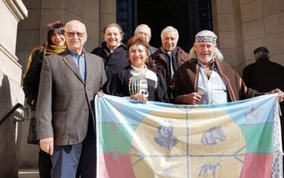 PUEBLOS ORIGINARIOS RECLAMARON CONTRA LA CONSTRUCCION DE PORTEZUELO