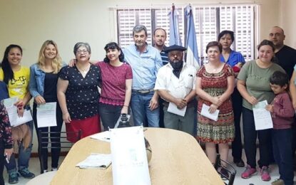 En Maisonnave entregaron créditos productivos y sociales por mas de $90.000