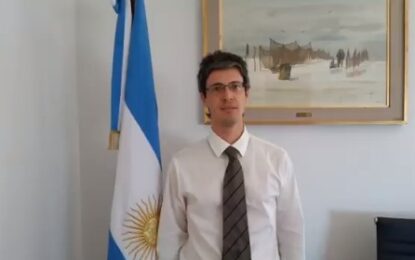 El realiquense Martín Soto, se despidió de la función pública nacional