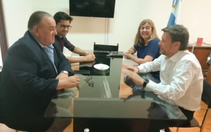 El intendente José Álvarez se reunió con el rector de la Universidad Nacional de La Pampa, Oscar Alpa.