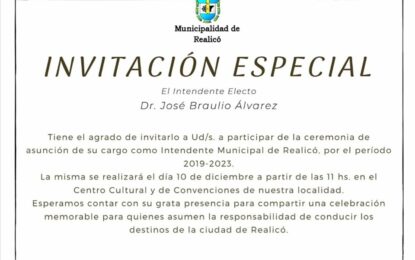 Realicó: este martes 10 se realiza la ceremonia de asunción de las nuevas autoridades.