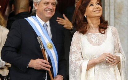 Alberto Fernández y Cristina Fernández de Kirchner ya son presidente y vice de Argentina