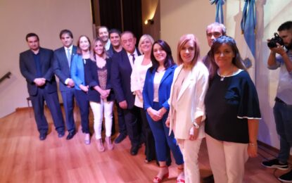 Acto: José Alvarez y sus funcionarios, ya se encuentran a cargo de la Municipalidad de Realicó