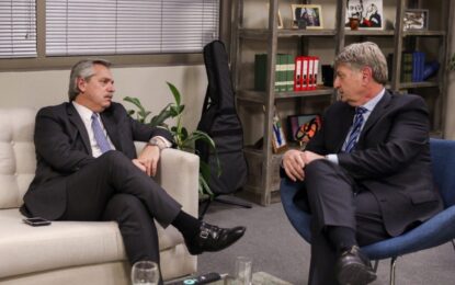 El gobernador de La Pampa se reúne este martes al mediodía con el presidente Fernández