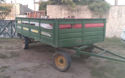 Sur de Córdoba: ex empleado se llevaba numerosos elementos de una empresa en un carro