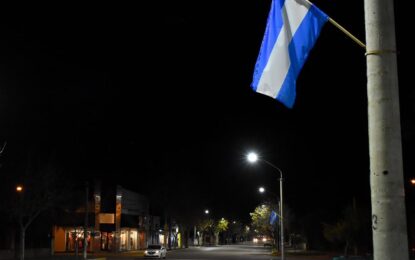 Mirá la hermosa decoración de Realicó por el Día de la Independencia