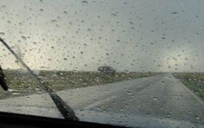 Datos de lluvia: mirá los registros de las últimas 24 horas para el norte de La Pampa