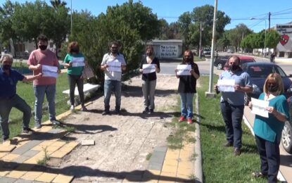 EL GRUPO «ABRAN LA PAMPA» ENTREGÓ PETITORIO A LA MUNICIPALIDAD DE REALICÓ