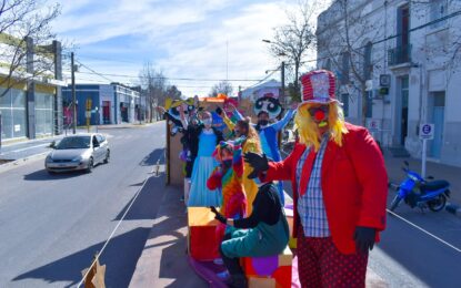 Caravana por el día de la niñez en Realicó: Mirá las imágenes.
