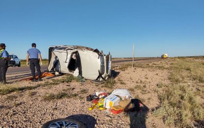Otro choque y vuelco en la Ruta Provincial 20