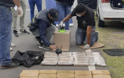 Secuestran 70 kilos de marihuana y 800 gramos de cocaína en Puesto Caminero