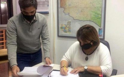 Matías Traba y Laura Trapaglia solicitaron obras para la seguridad en las rutas de La Pampa